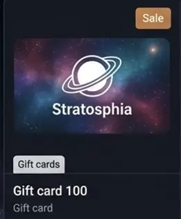 Gift card 100